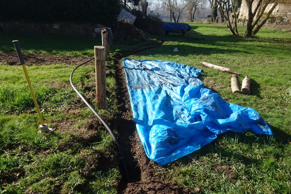 Photo de l'arrosage de notre jardin